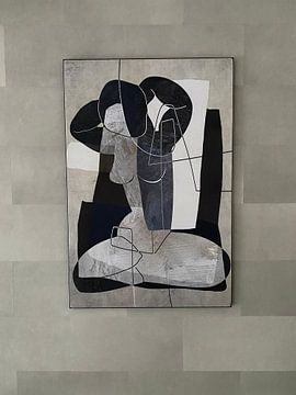 Klantfoto: Abstract vrouwelijk figuur van Roberto Moro