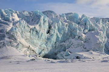 Gletsjerfront op Spitsbergen van Kai Müller