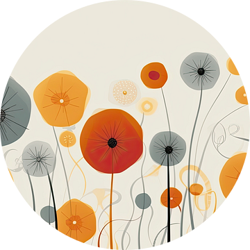 Bloemen abstract van Bert Nijholt