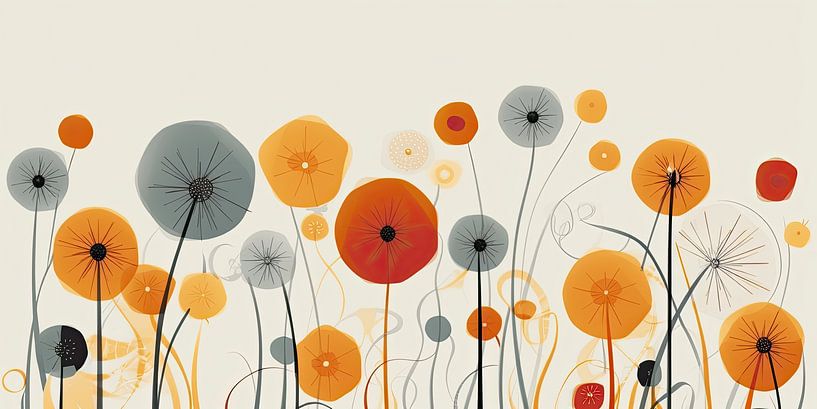 Blumen abstrakt von Bert Nijholt
