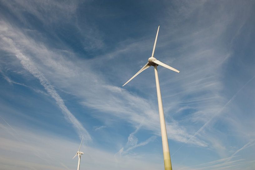 Wind turbines Belgium. by Richard Wareham