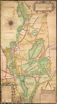 Breda 1621. Kaart van Mastbos. Ginneken, Ulvenhout, Breda