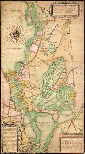 Breda 1621. Karte von Mastbos.