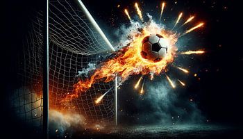 Inferno schot: De vurige bal in het net