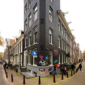 Prinsengracht grachtenpand Amsterdam von Marcel Willems