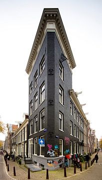 Prinsengracht grachtenpand Amsterdam van Marcel Willems