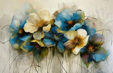 Bouquet of flowers by Rene Ladenius Digital Art