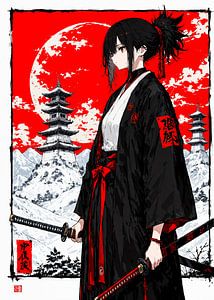 Anime Samurai Girl Japon