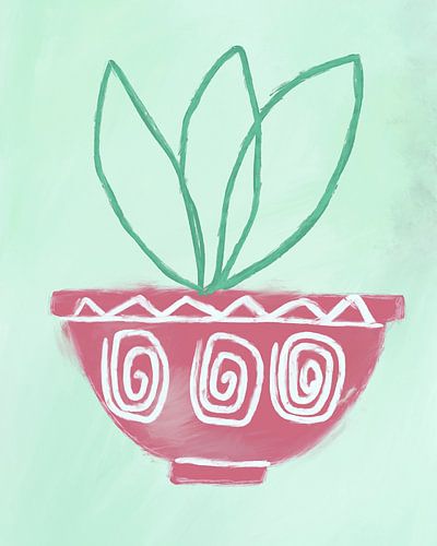 Modernes böhmisches Stillleben