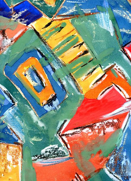 Multicoloured 1 by Claudia Gründler
