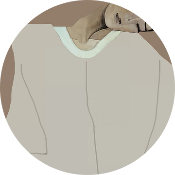 Modern portret (gezien bij vtwonen) van Carla Van Iersel