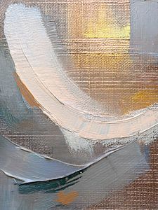 Abstrakte Kunst- Serie: Öl auf Leinen - 10