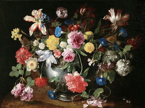 Attributed to Nicolas Baudesson,Stilleven met bloemen