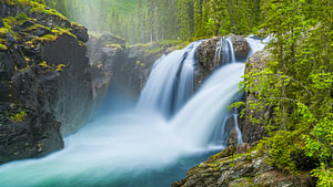Rjukandefossen-Wasserfall, Buskerud, Norwegen