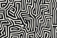 Black on white