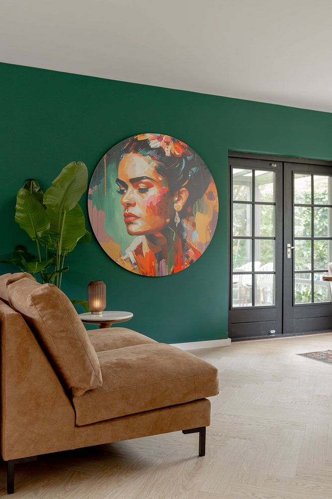 Portrait moderne de Frida par Roger VDB