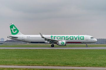 De eerste Transavia Airbus A321neo. van Jaap van den Berg