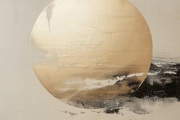 Modern abstract in wabi-sabi en Japandi stijl van Studio Allee