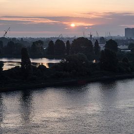 Skyline Schiedam von M  van den Hoven