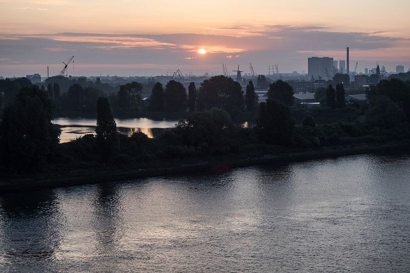 Skyline Schiedam by M  van den Hoven