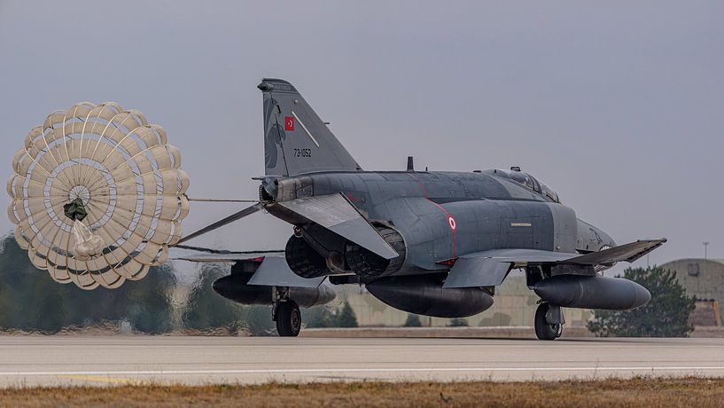 McDonnell Douglas F-4E Phantom II of the Turkish Air Force. by Jaap van den Berg