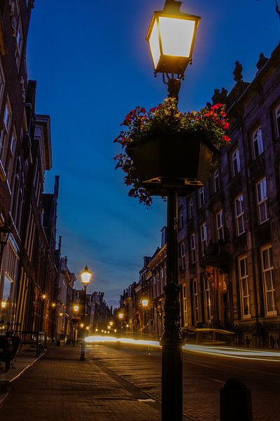 Evening falls in the old town of Hoorn by Nathalie Pol