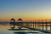 Lauben unter den verschlafener Sonne