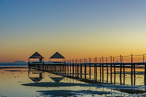 Schuren onder de slaperige zon