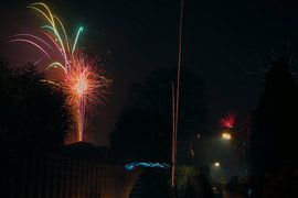 Vuurwerk 1 van Johann-Henrik Pfennig