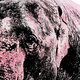 Roze olifant, om nooit te vergeten! van ArtelierGerdah