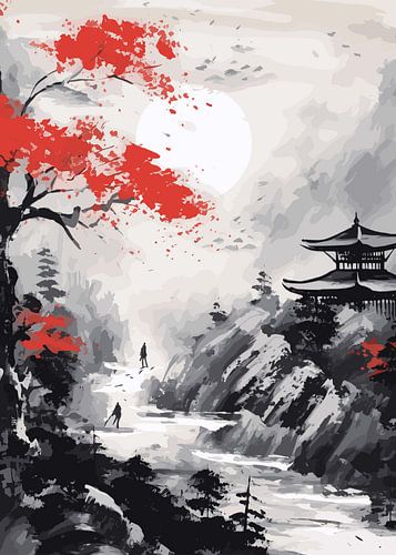 Japanse schilderkunst Ukiyo