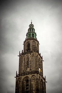 Martinitoren vanaf de Grote Markt van Hessel de Jong