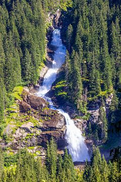 The Krimml Waterfall in the Krimml Tauern by Christa Kramer
