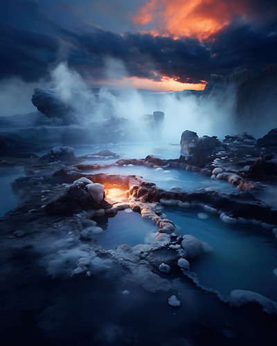 Ice landscape