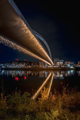 Bridge in Maastricht in the evening