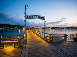 The island of Rügen – Binz in the evening by Thomas Bugdoll