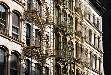 Les façades de Soho sous une belle lumière de fer sur Juriaan Wossink