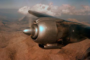 Vliegtuig motor 1961 van Timeview Vintage Images
