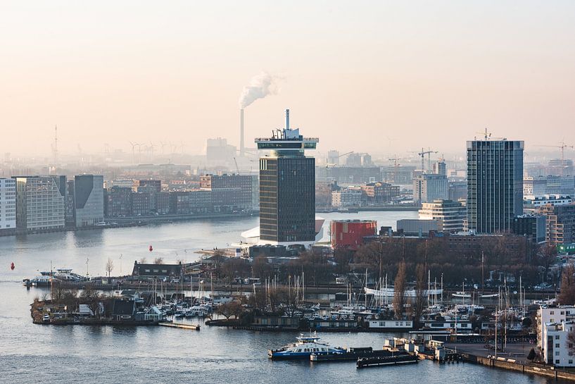 A'DAM toren in Amsterdam Noord van Renzo Gerritsen