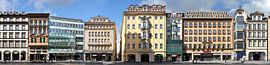Leipzig Petersstraße Streetline von Panorama Streetline