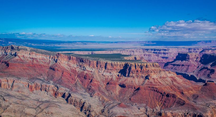 De grote kloof, Grand Canyon, Noord Amerika van Rietje Bulthuis