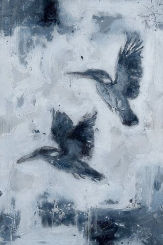 IJsvogels in Vlucht | Blauw