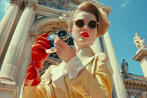 digitaal fictief fantasie portret vrouw