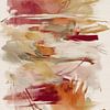 Horizontal Abstract Painting in Warm Earth tones - Dynamic Art for Large Spaces by Joriali Abstract