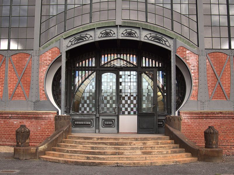 Ingang machinehal van Edgar Schermaul