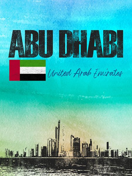 Abu Dhabi par Printed Artings