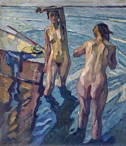 Am Chiemsee - Die Badenden, Leo Putz
