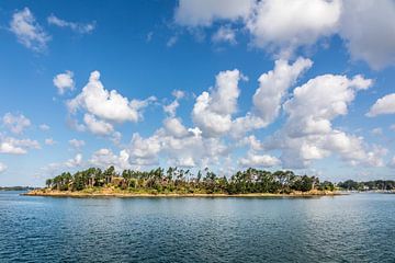 Iles Logoden in the Gulf of Morbihan, Brittany