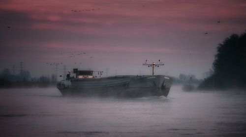 Janita in the mist...