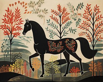 Malerei Pferd von De Mooiste Kunst